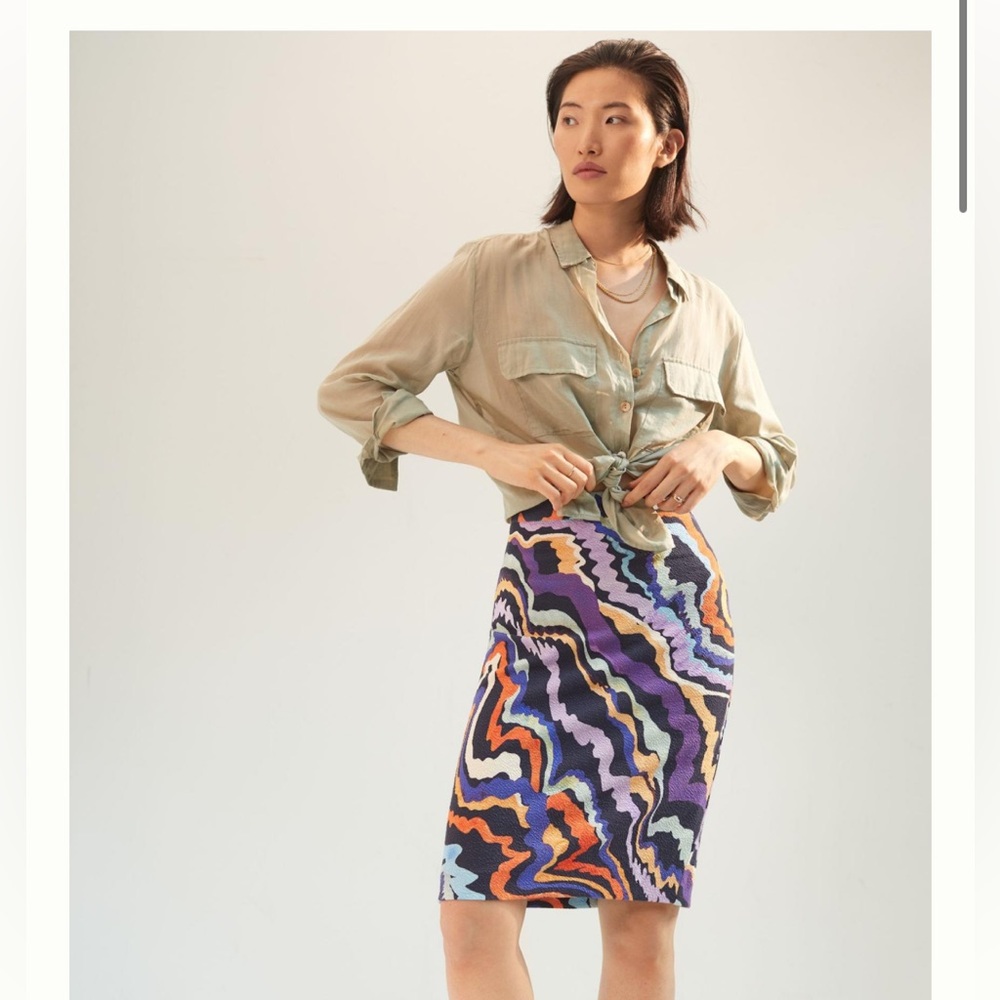 Maeve Slim Knit Mini Skirt